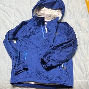 REI Co Op Kids Royal Blue light Raincoat with Hood